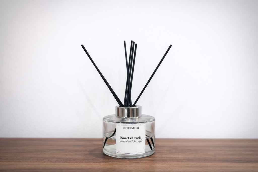 Diffuseur de Parfum à Bâtonnets – Bois & Sel Marin