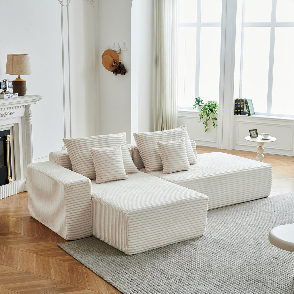 Canapé d'angle NIDO beige