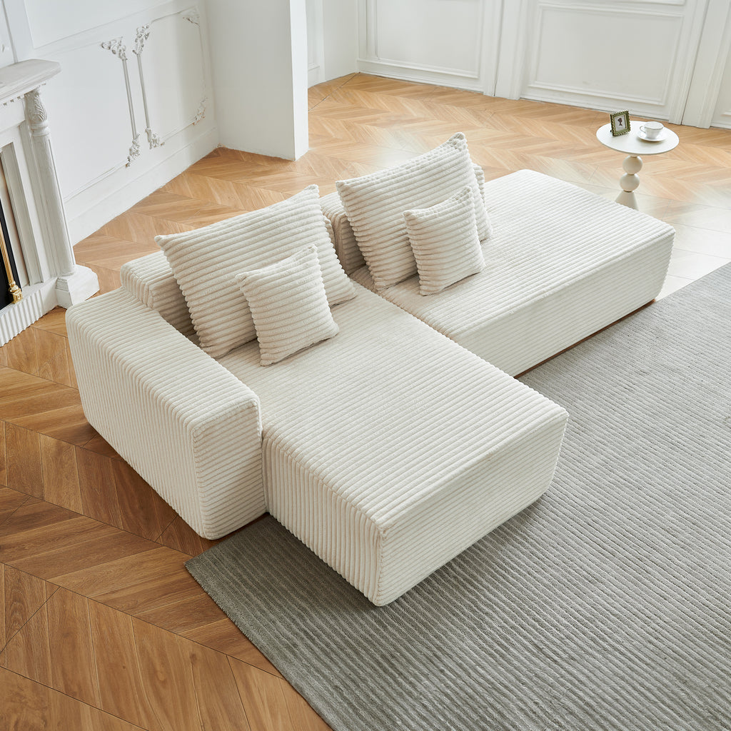 Canapé d'angle NIDO beige