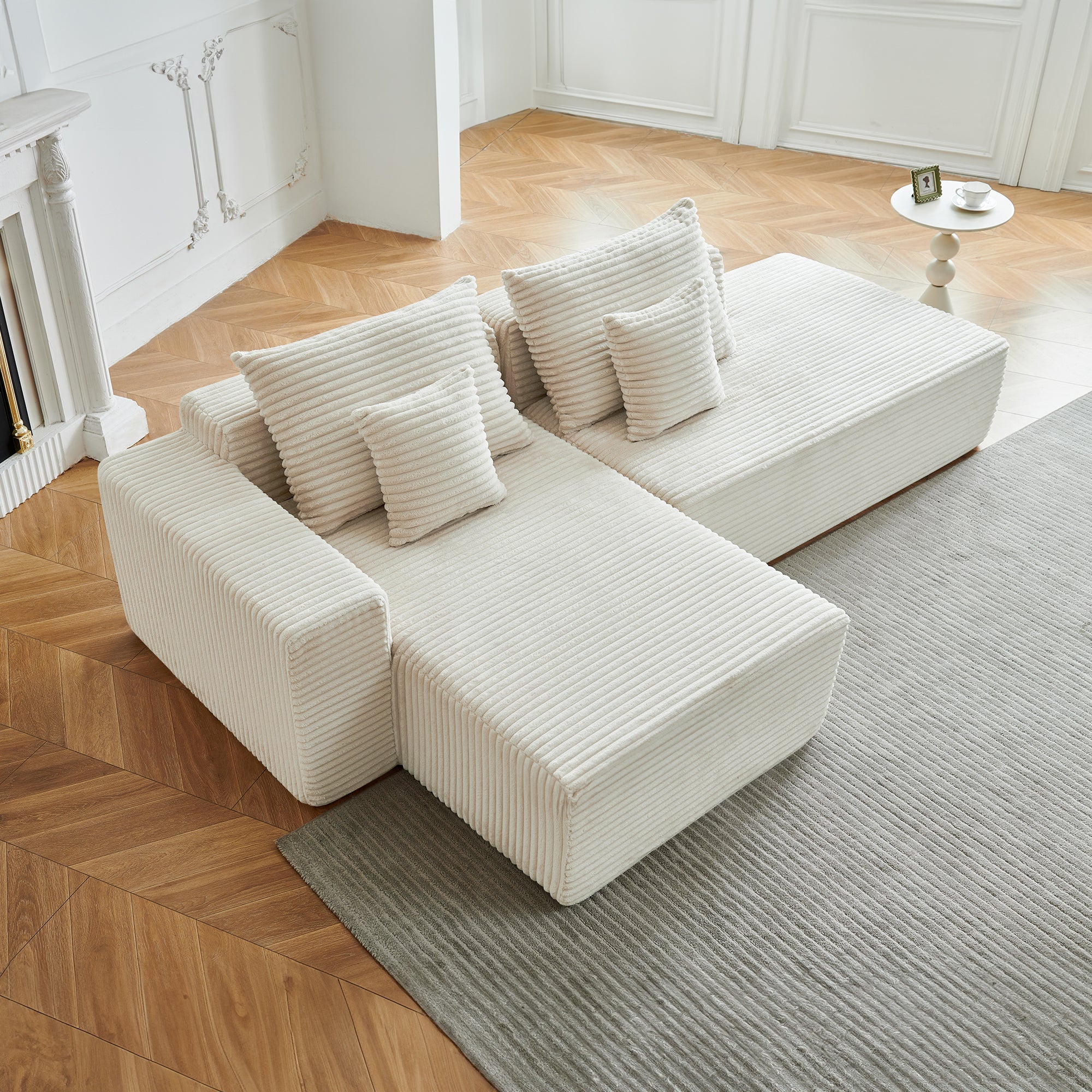 Canapé d'angle NIDO beige