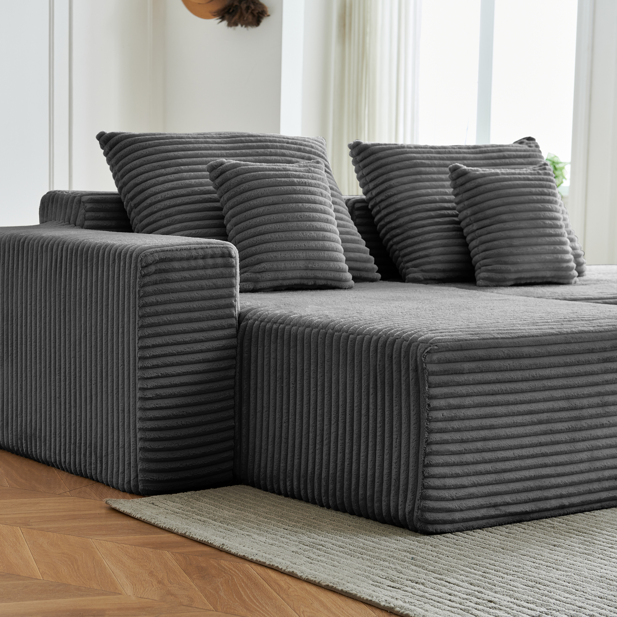 Canapé d'angle NIDO Gris