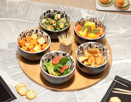 Set apéritif floral