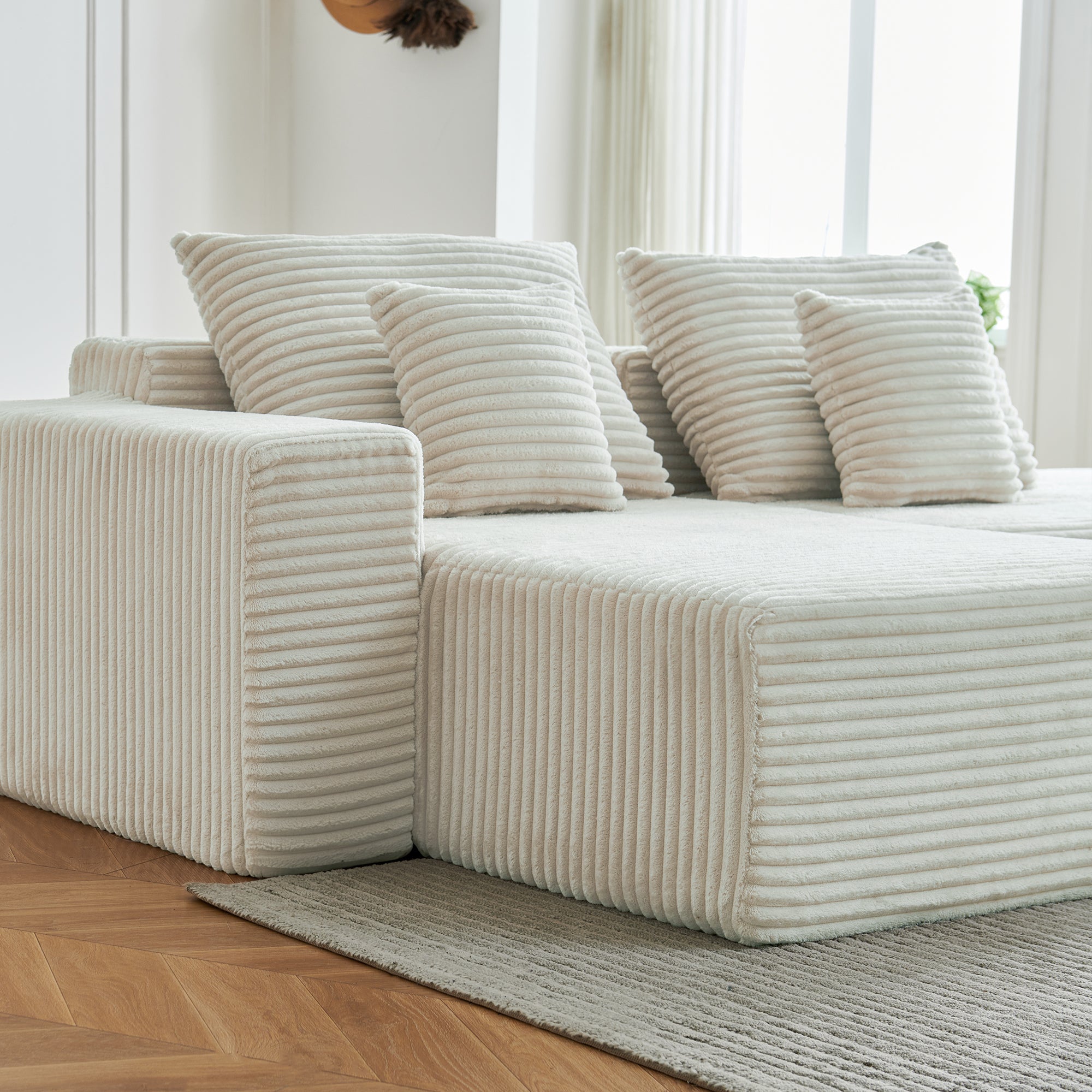 Canapé d'angle NIDO beige