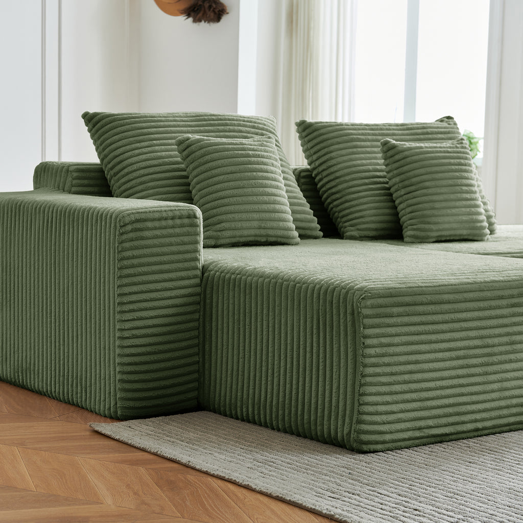 Canapé d'angle NIDO vert