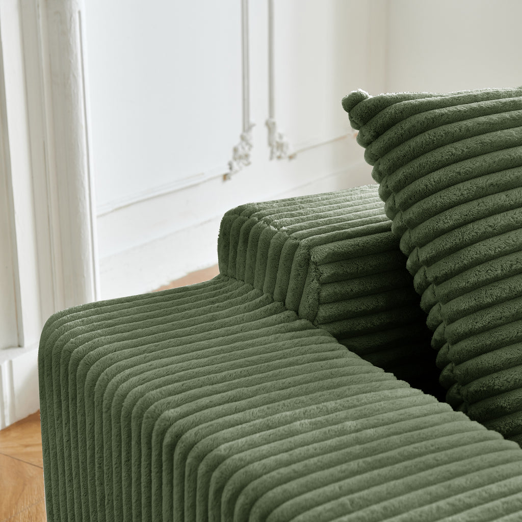 Canapé d'angle NIDO vert