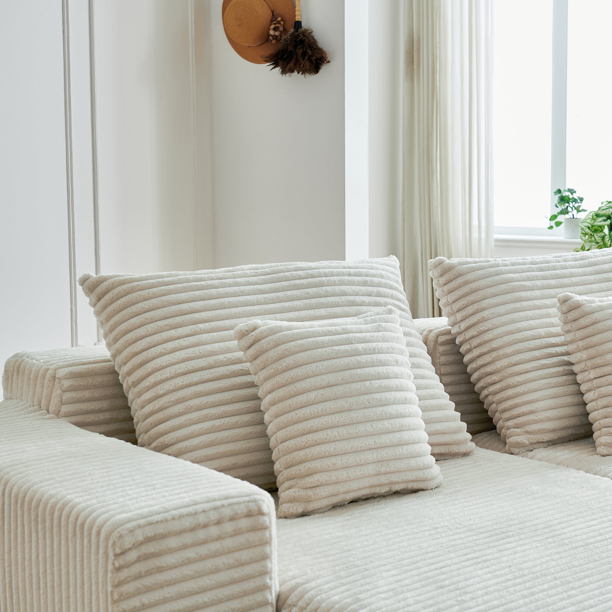 Canapé d'angle NIDO beige