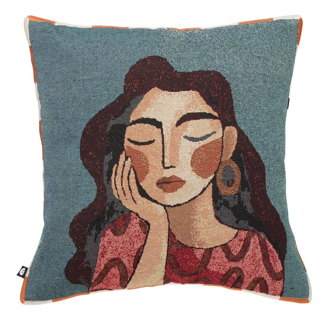 Coussin Homy bleu