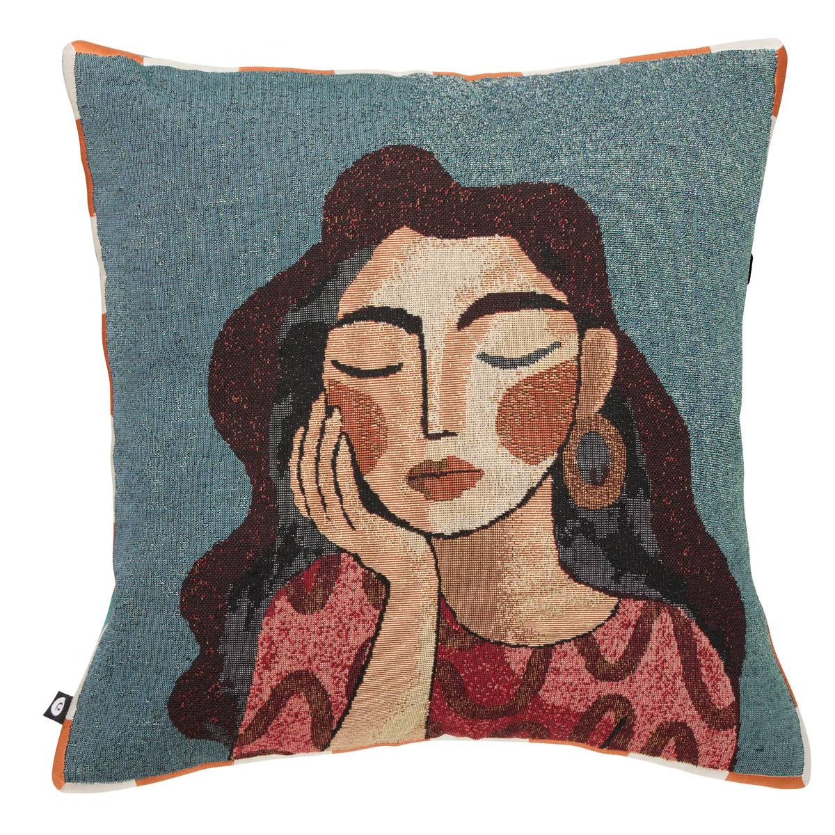 Coussin Homy bleu