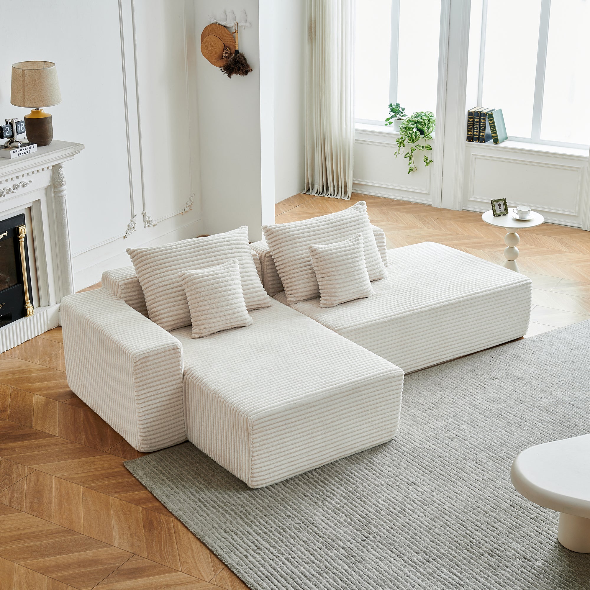 Canapé d'angle NIDO beige