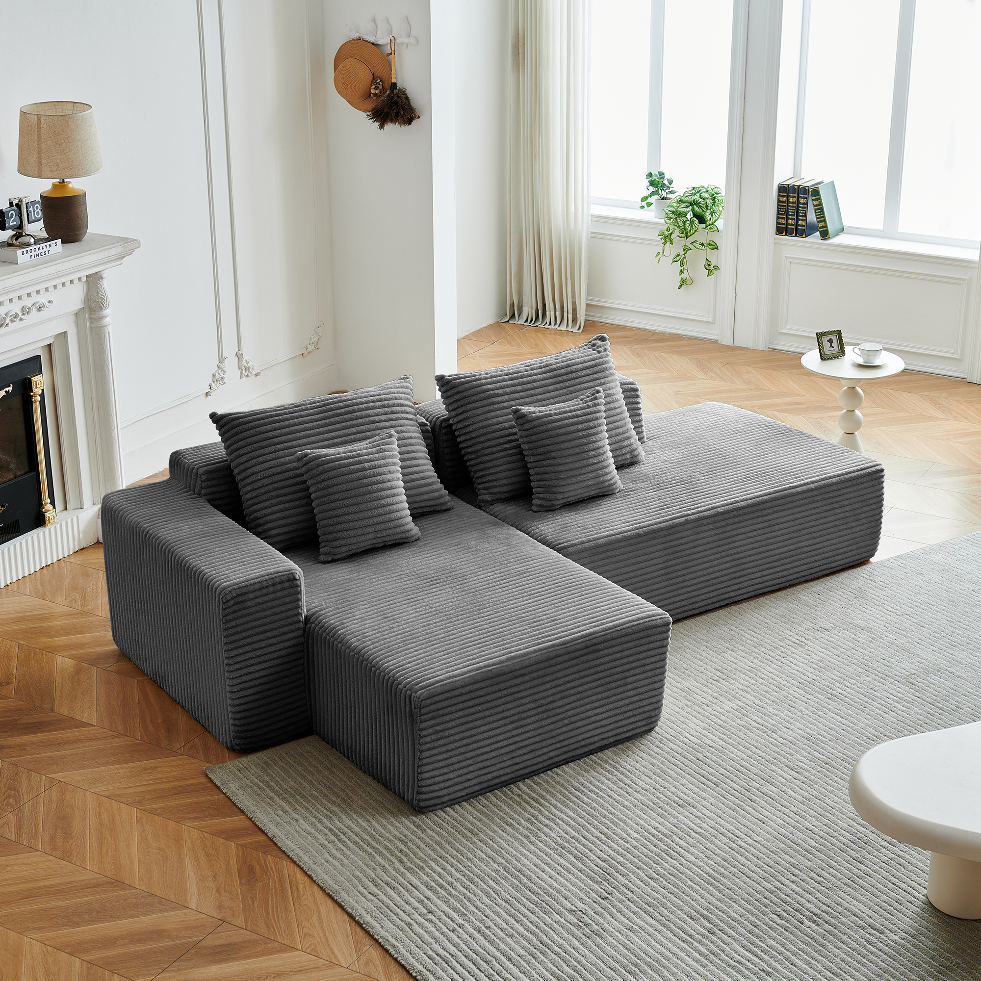 Canapé d'angle NIDO Gris