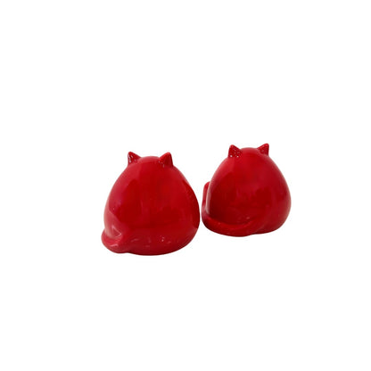 LOT 2 CHATS GRISOU ROUGE/OR