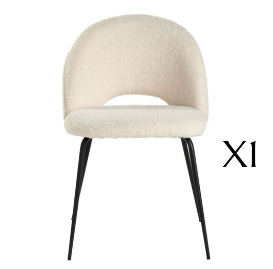CHAISE TEDDY CRÈME