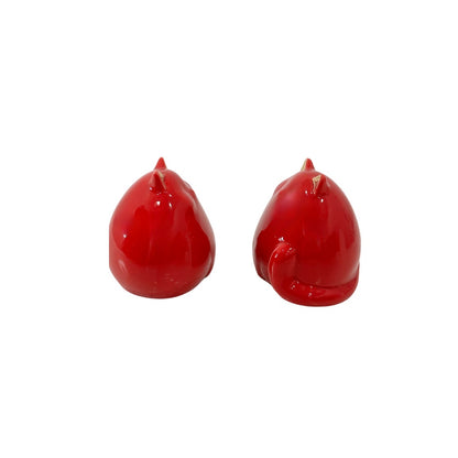 LOT 2 CHATS GRISOU ROUGE/OR
