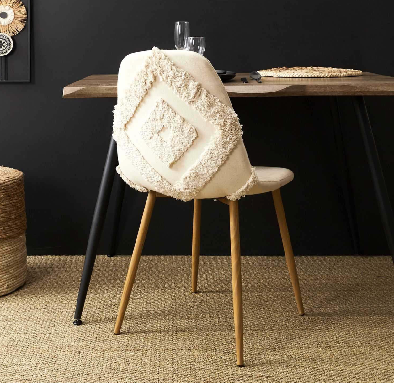 Lot de 4 Chaises – Beige