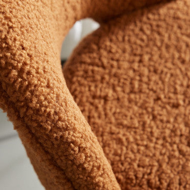 LOT CHAISES TEDDY MOKA CARAMEL