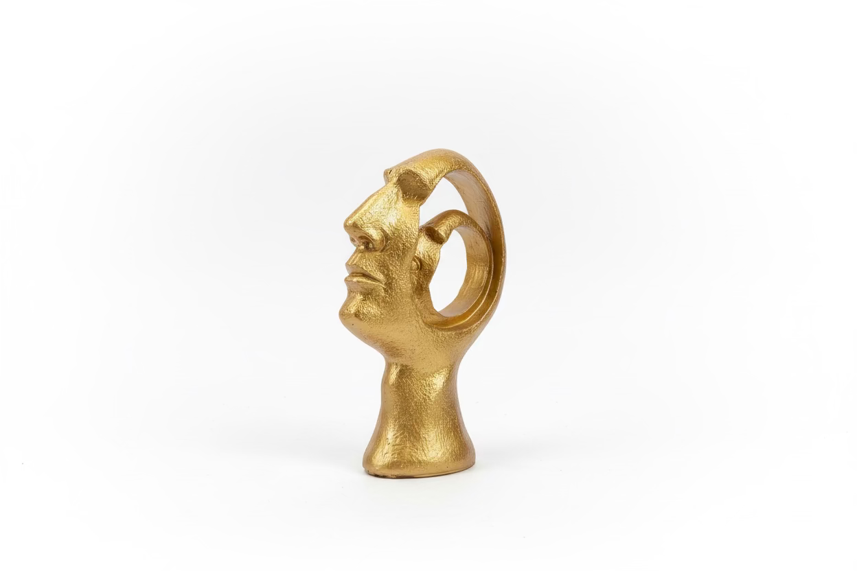 Sculpture Décorative Visage