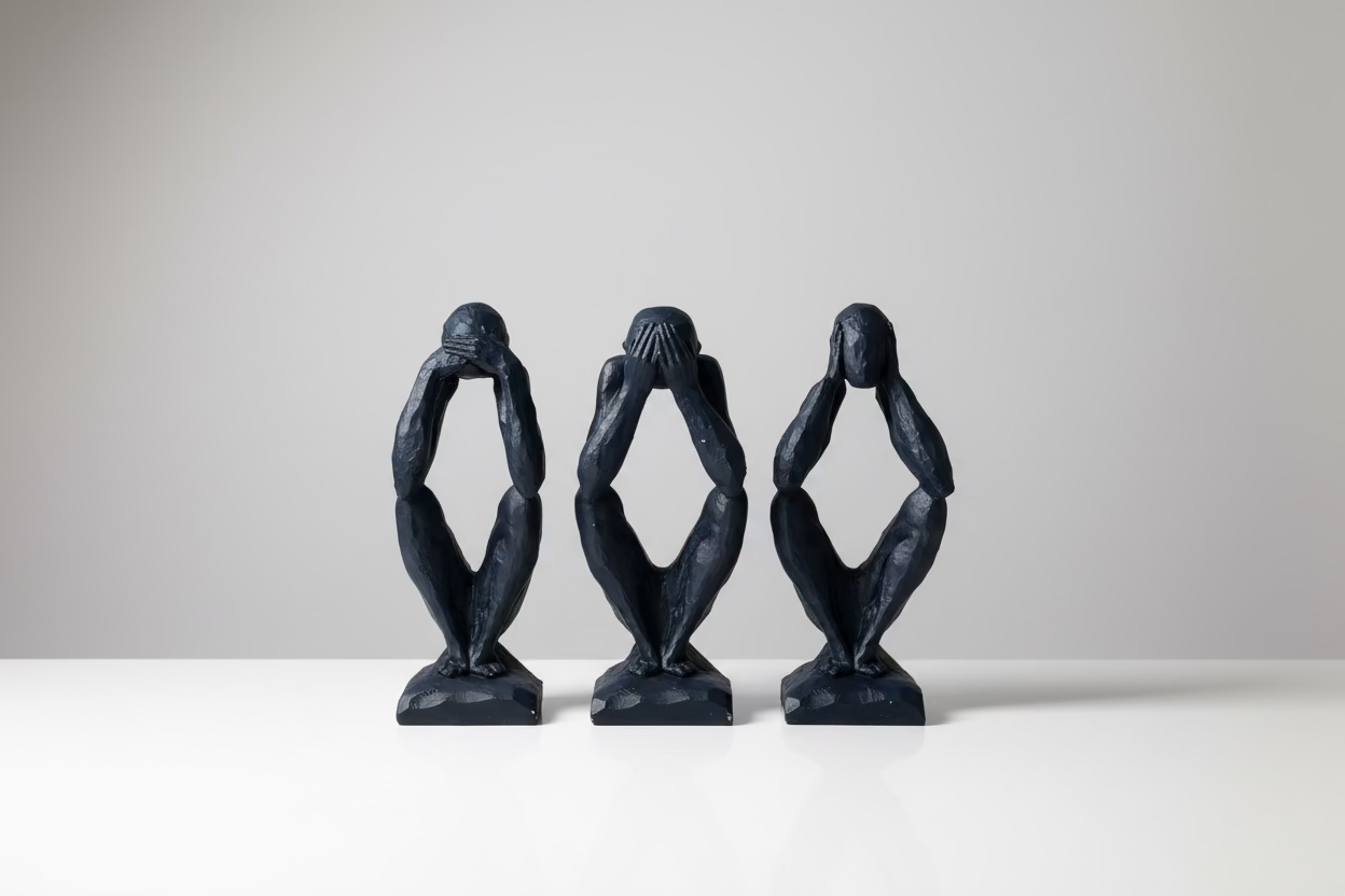 Statues Assises Décoratives – Lot de 3