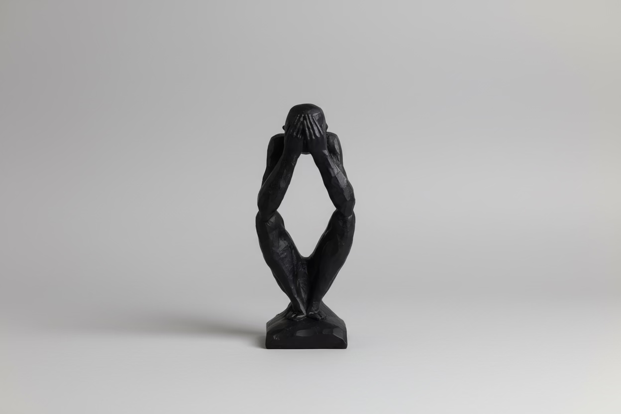 Statues Assises Décoratives – Lot de 3