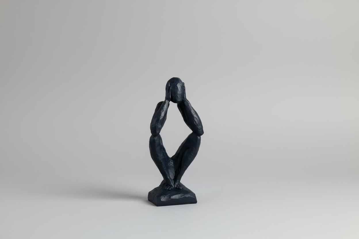 Statues Assises Décoratives – Lot de 3