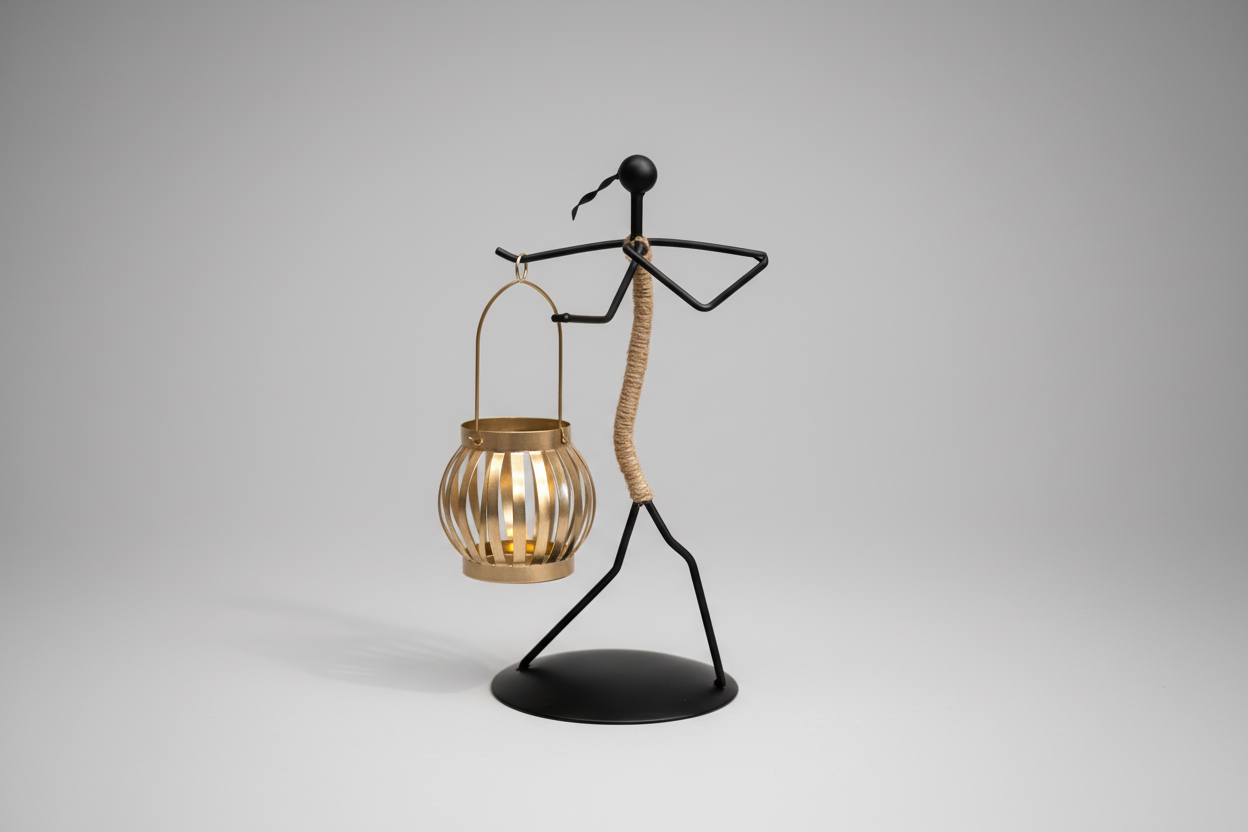 Photophore Décoratif Personnage