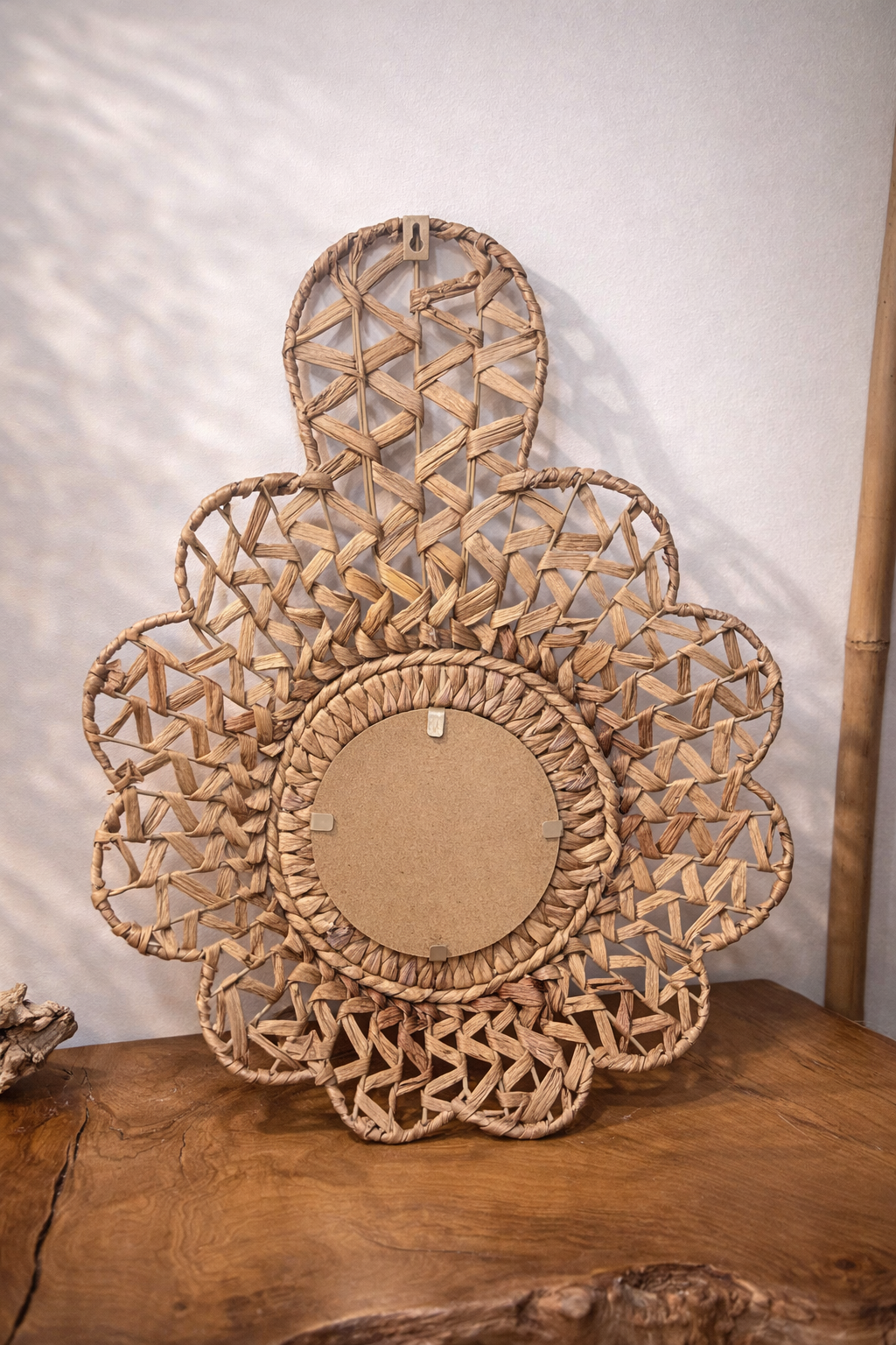 Miroir Décoratif en Rotin