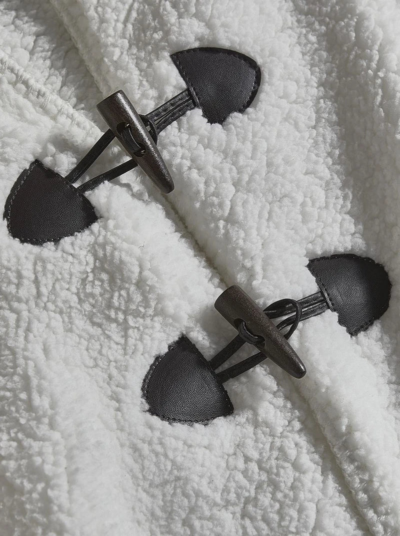 Plaid châle - Blanc