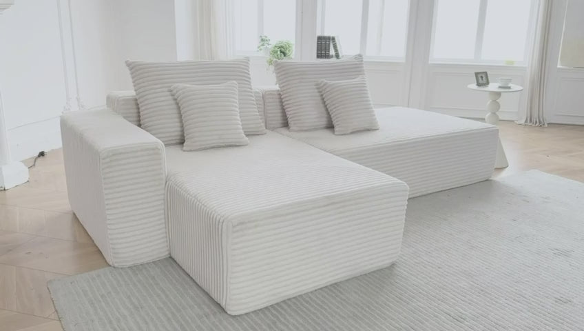 Canapé d'angle NIDO Gris